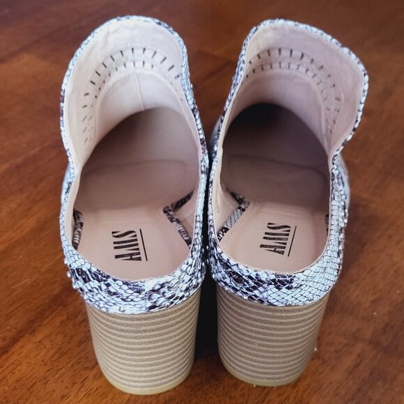 AMS ~ Sz 8 ~ Snake Print ~ Mule Shoes ~ NWOT - Picture 5 of 7